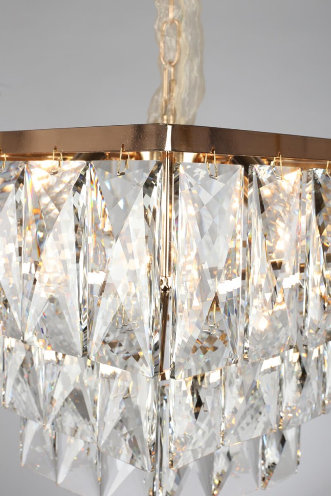 OML-72603-08 OMNILUX Arenella подвесная люстра хрусталь квадрат 45х45см