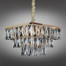 OML-72603-08 OMNILUX Arenella подвесная люстра хрусталь квадрат 45х45см