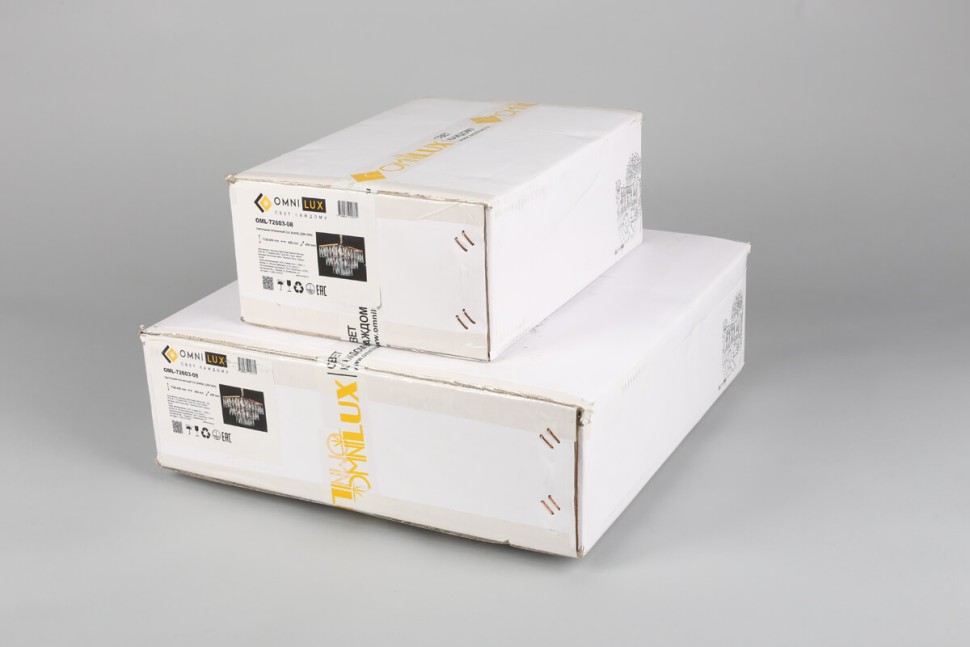 OML-72603-08 OMNILUX Arenella подвесная люстра хрусталь квадрат 45х45см