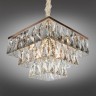 OML-72603-08 OMNILUX Arenella подвесная люстра хрусталь квадрат 45х45см