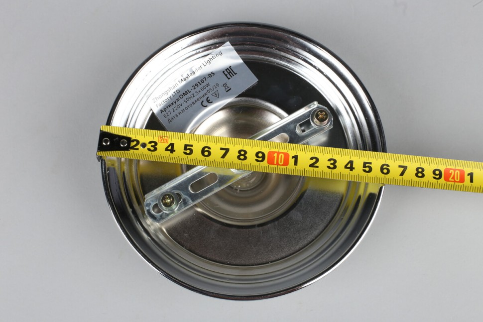 OML-29107-05 OMNILUX Leonessa потолочная люстра, хром, стекло, E27*5*60W