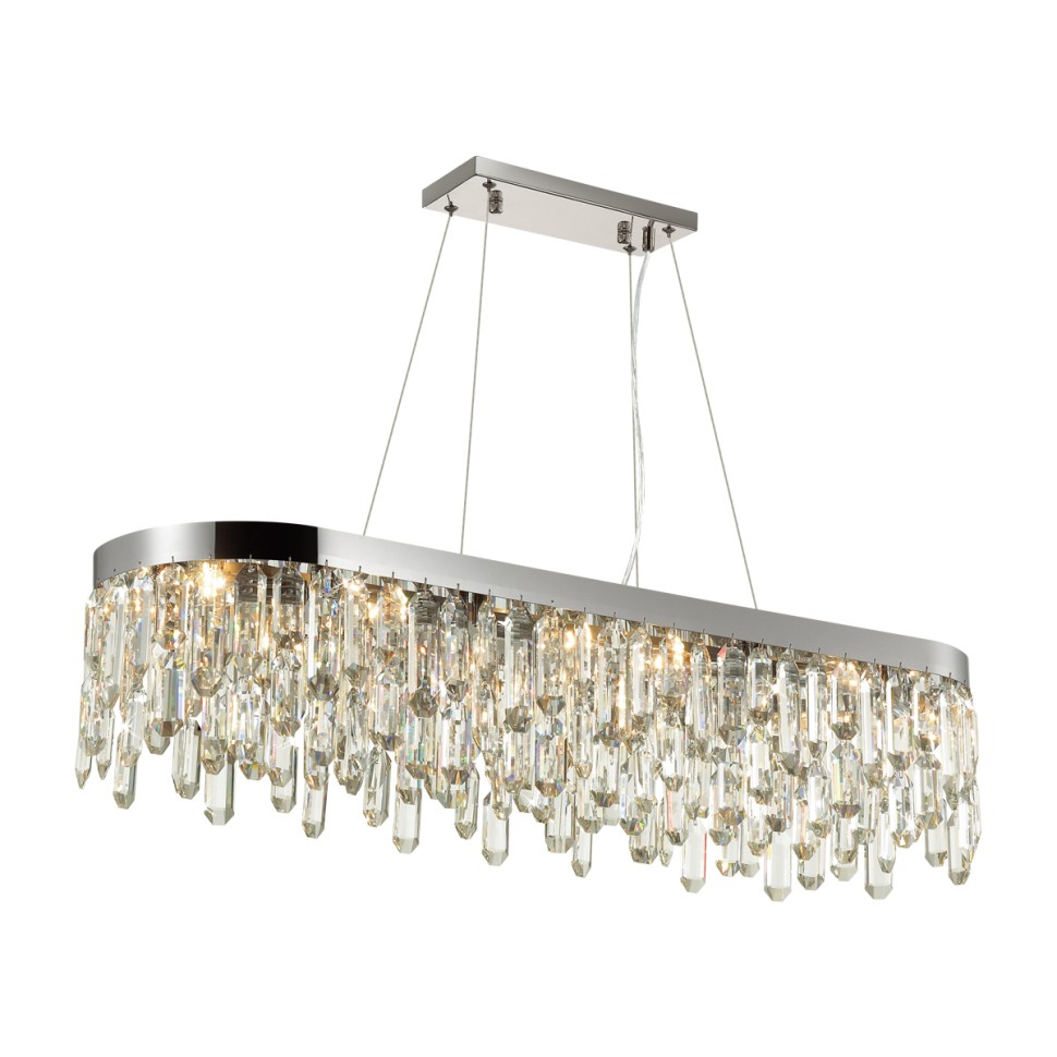 4985/12 ODEON LIGHT HALL подвесной светильник DAKISA, E14*12*40W, хром, хрусталь