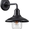 4965/1W ODEON LIGHT черный уличный настенный светильник Campa IP44, E27*1*60W