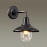 4965/1W ODEON LIGHT черный уличный настенный светильник Campa IP44, E27*1*60W