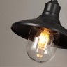 4965/1W ODEON LIGHT черный уличный настенный светильник Campa IP44, E27*1*60W