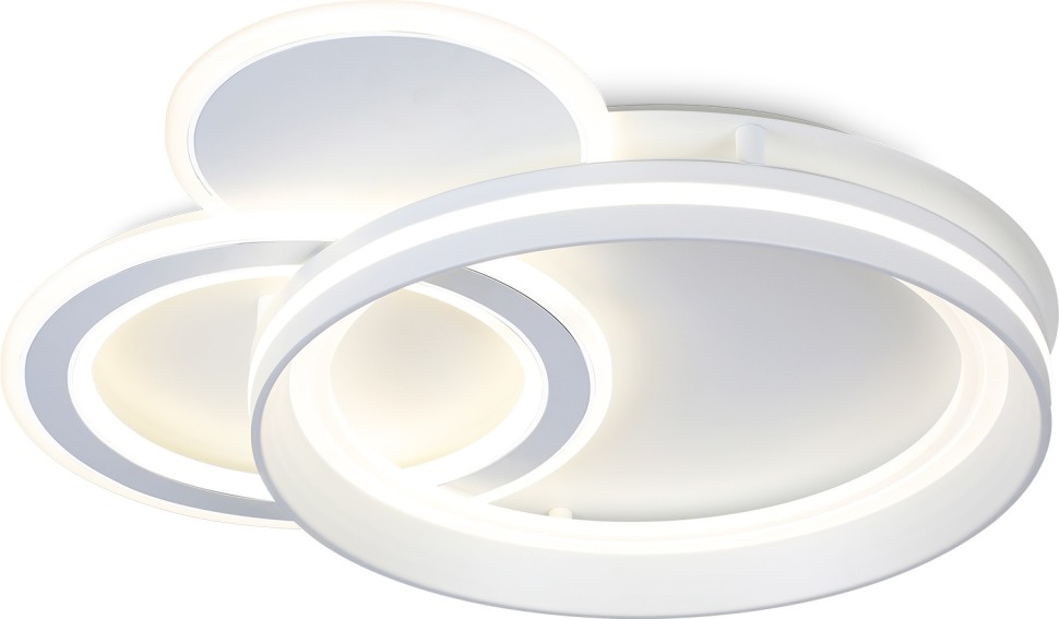 FA8511 Ambrella Белый потолочный светодиодный светильник Acrylica Disk, с пультом, 143W, 3000-6400К