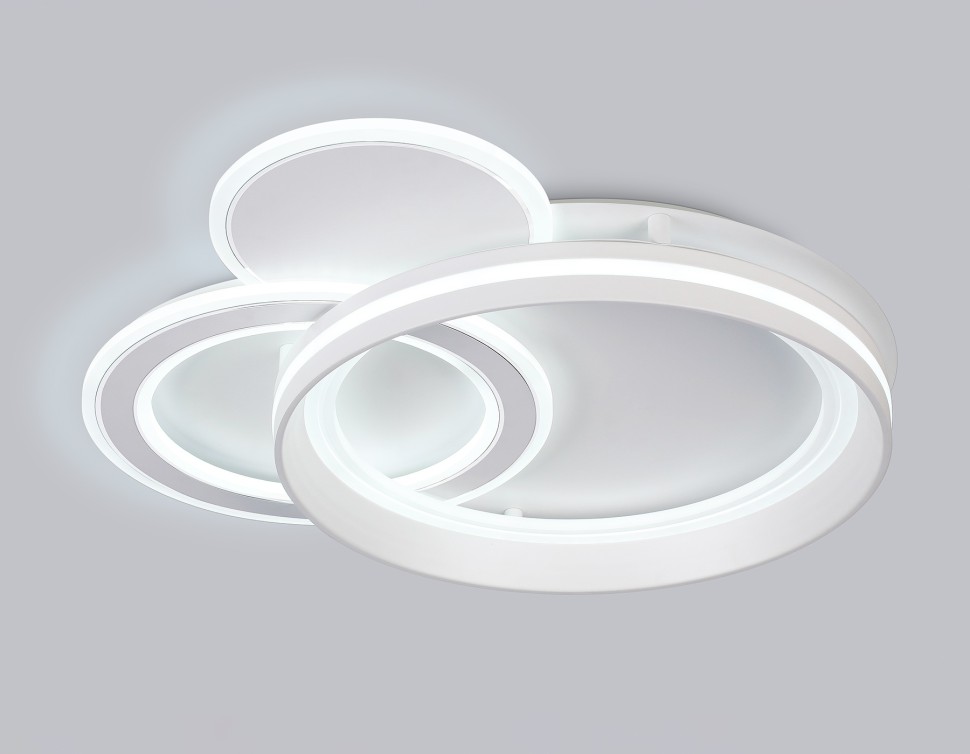 FA8511 Ambrella Белый потолочный светодиодный светильник Acrylica Disk, с пультом, 143W, 3000-6400К