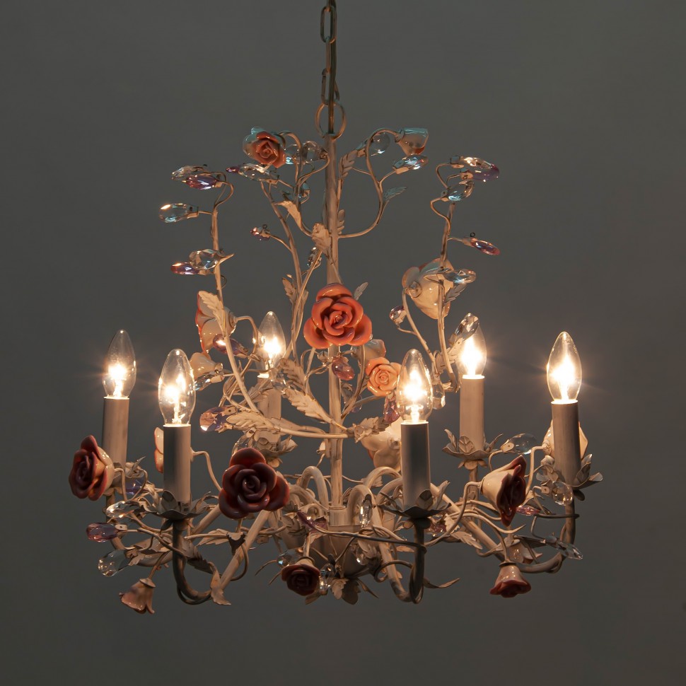 SD0730/6 ABRASAX подвесная люстра с цветами Suzanne