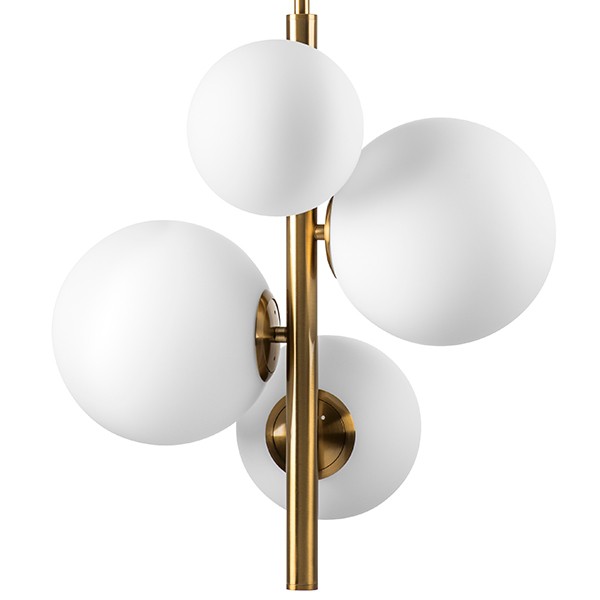 815043 LIGHTSTAR подвесной светильник Croco, латунь, Е14*4*40W