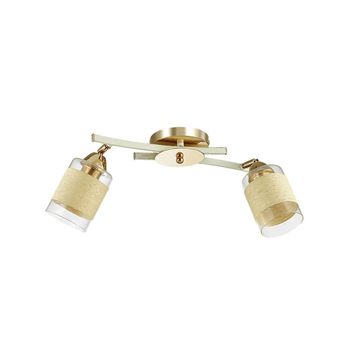 3029/2CA LUMION COMFI потолочный светильник FILLA, золото, белый с золотой патиной, Е27*2*60W