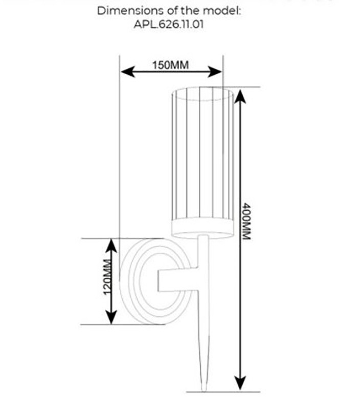 APL.626.11.01 APLOYT настенное бра Klaris, никель