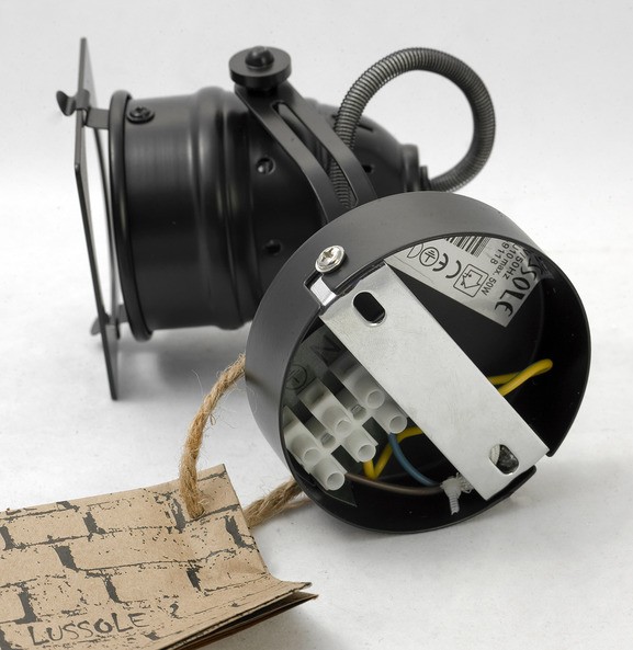 LSP-9118 Lussole Спот черный Лофт 