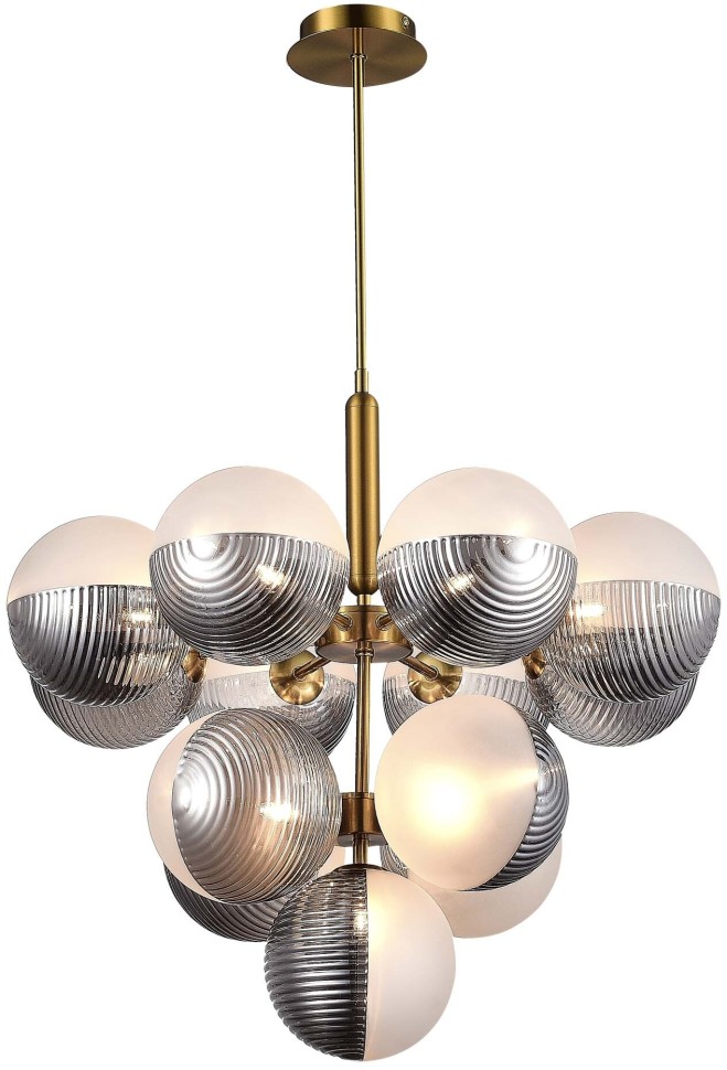 SLE1096-203-13 EVOLUCE Подвесной светильник на штанге Aveiro, золото, G9*13*5W