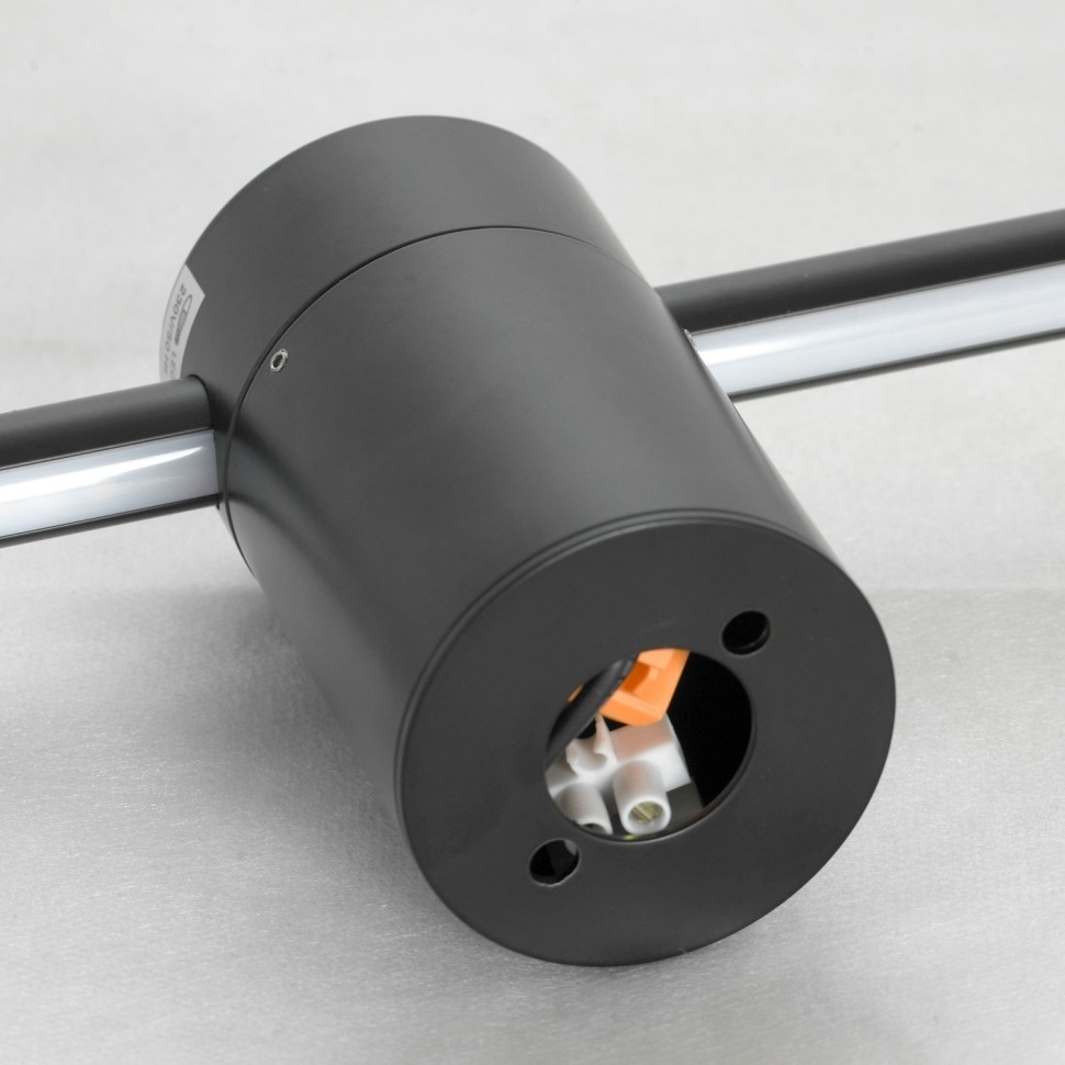 LSP-7036 LUSSOLE Loft настенный светильник Bridgeport, черный, светодиодный, 12W, 3500K