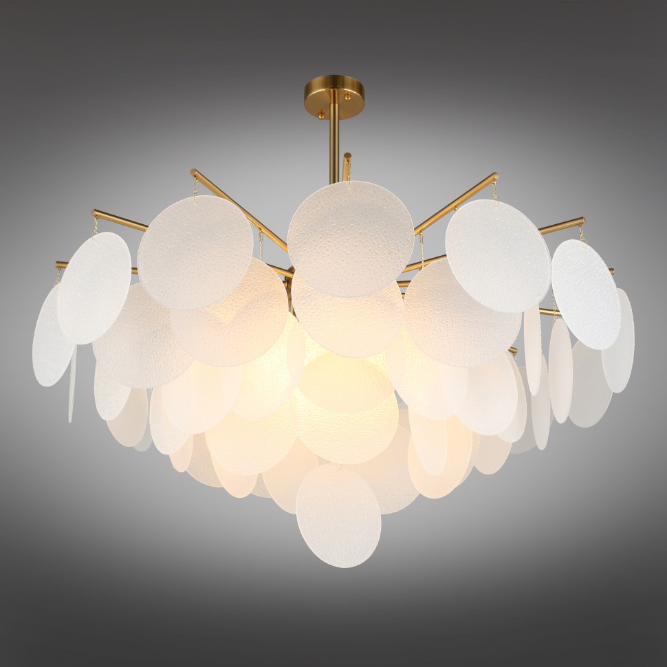 OML-67407-08 Omnilux Lerici потолочная люстра на штанге E14*8*60W, 85см диаметр