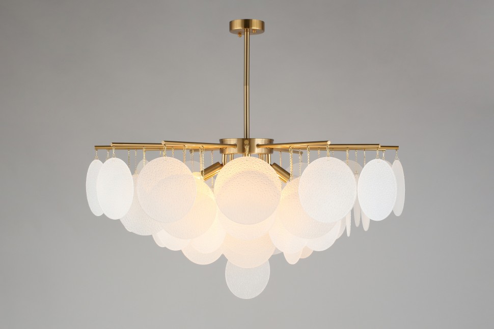 OML-67407-08 Omnilux Lerici потолочная люстра на штанге E14*8*60W, 85см диаметр