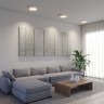 359600 NOVOTECH OVER белый накладной светодиодный светильник ORBIS с переключателем цветовой температуры, 36W, 3000-4000-6000К, диаметр 30см