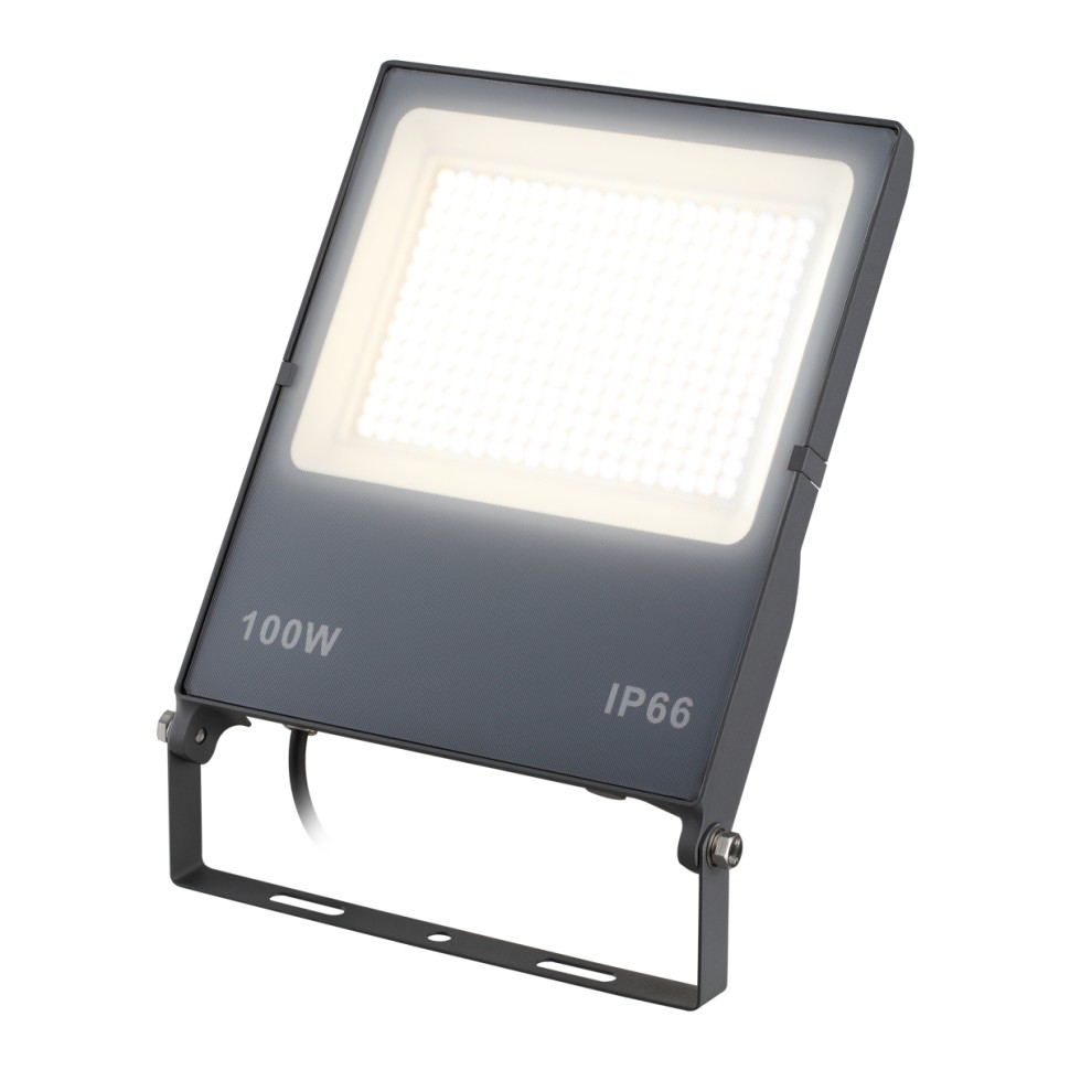 359827 NOVOTECH STREET темно-серый cветильник - прожектор, ландшафтный светодиодный IP66, LED 100W, 4000K, 100-300V