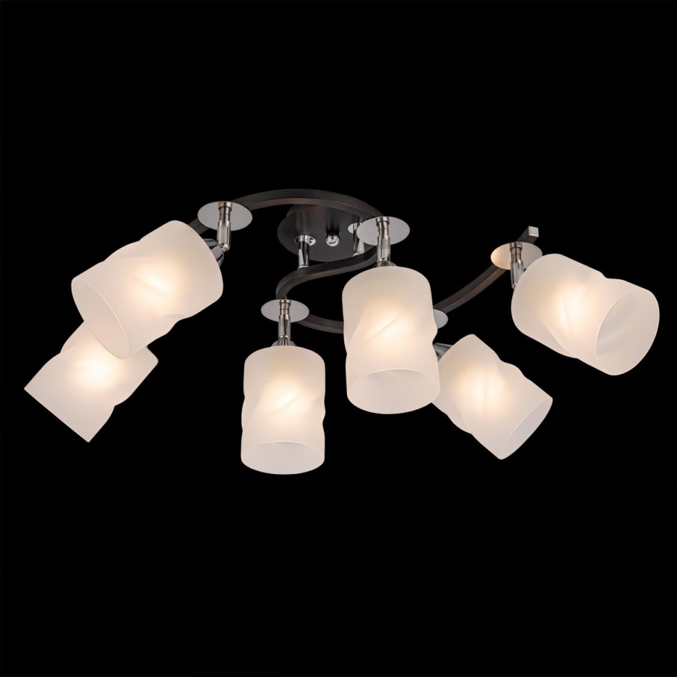 CL119261 Citilux Потолочный светильник Сиерра, черный, хром, E27*6*75W