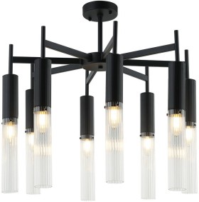 APL.327.17.08 APLOYT Потолочная люстра Kasia, черный, E14*8*40W, диаметр 63см