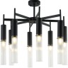 APL.327.17.08 APLOYT Потолочная люстра Kasia, черный, E14*8*40W, диаметр 63см