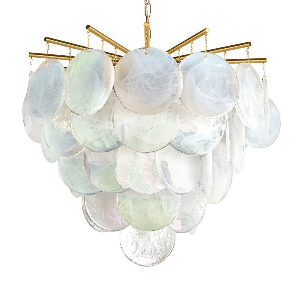 10492/600 Pearl LOFT IT подвесная люстра Lolly, золото/перламутровый, E14*6*40W, 60см диаметр