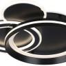 FA8515 Ambrella Черный потолочный светодиодный светильник Acrylica Disk, с пультом, 143W, 3000-6400К (умный дом)