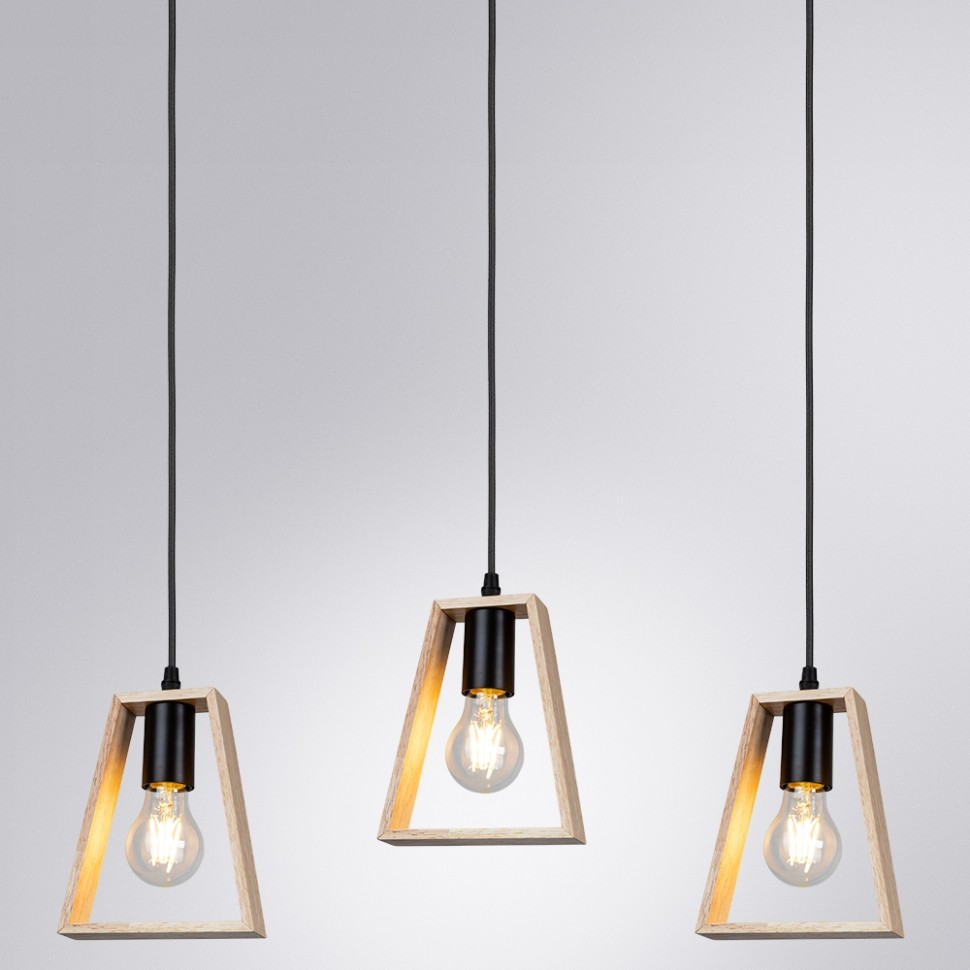 A8030SP-3BK ARTE LAMP подвесной светильник Brussels, дерево, черный
