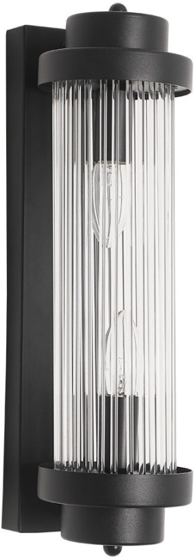 A1070AP-2BK Arte Lamp настенный светильник Hanna, черный, E14*2*40W