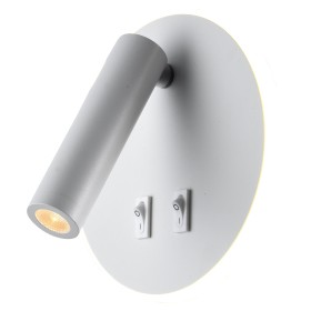 LSP-8236 LUSSOLE LGO Cozy белое светодиодное бра с двойным светом 3+3W и выключателями