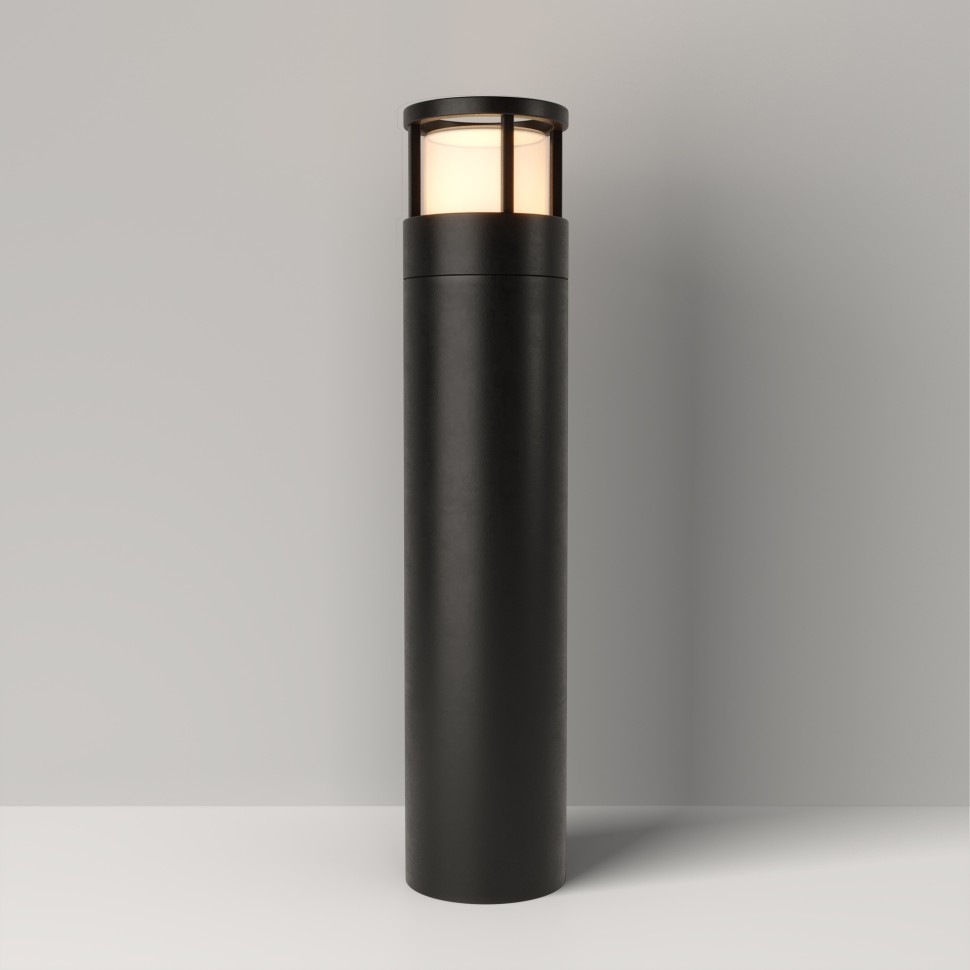 O011FL-L6B MAYTONI Наземный светодиодный светильник Wolseley Road, IP54, 6W, 3000K, 50см, черный