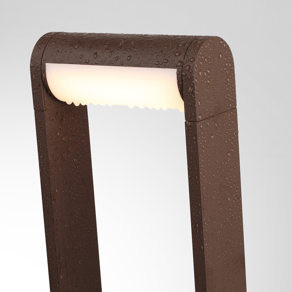 7118/12GL ODEON LIGHT NATURE Ландшафтный светодиодный светильник TWINSET, коричневый/металл IP65, 12W, 900Лм, 3000K, угол рассеивания 120°, 60см, подвижный плафон