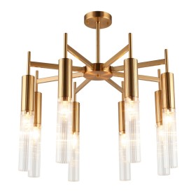 APL.327.07.08 APLOYT Потолочная люстра Kasia, латунь, E14*8*40W, диаметр 63см