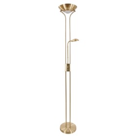 A4329PN-2PB Arte Lamp Duetto Светодиодный торшер с лампой для чтения, медный, 20W+3W, 3000K, 180см