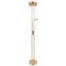 A4329PN-2PB Arte Lamp Duetto Светодиодный торшер с лампой для чтения, медный, 20W+3W, 3000K, 180см