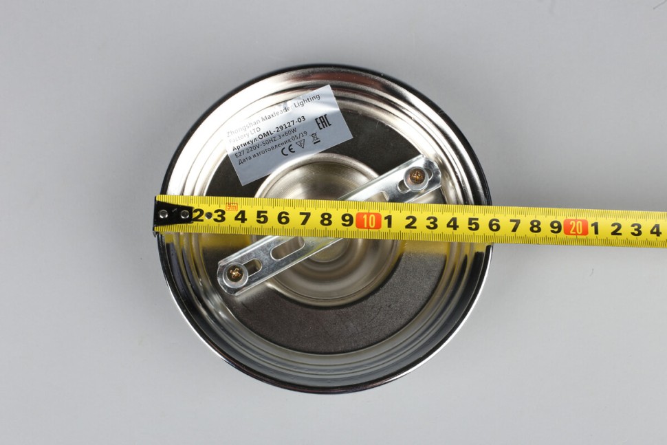 OML-29127-03 OMNILUX Leonessa потолочная люстра, хром, белый, E27*3*60W