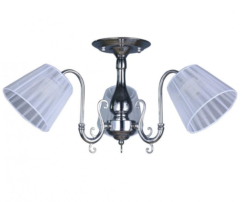 OML-29127-03 OMNILUX Leonessa потолочная люстра, хром, белый, E27*3*60W
