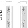 A1070AP-2CC Arte Lamp настенный светильник Hanna, хром, E14*2*40W