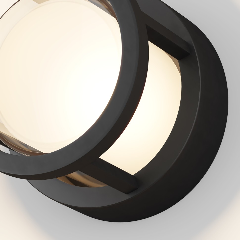 O011WL-L6B MAYTONI уличный настенный светодиодный светильник Wolseley Road, IP54, 6W, 3000K, черный