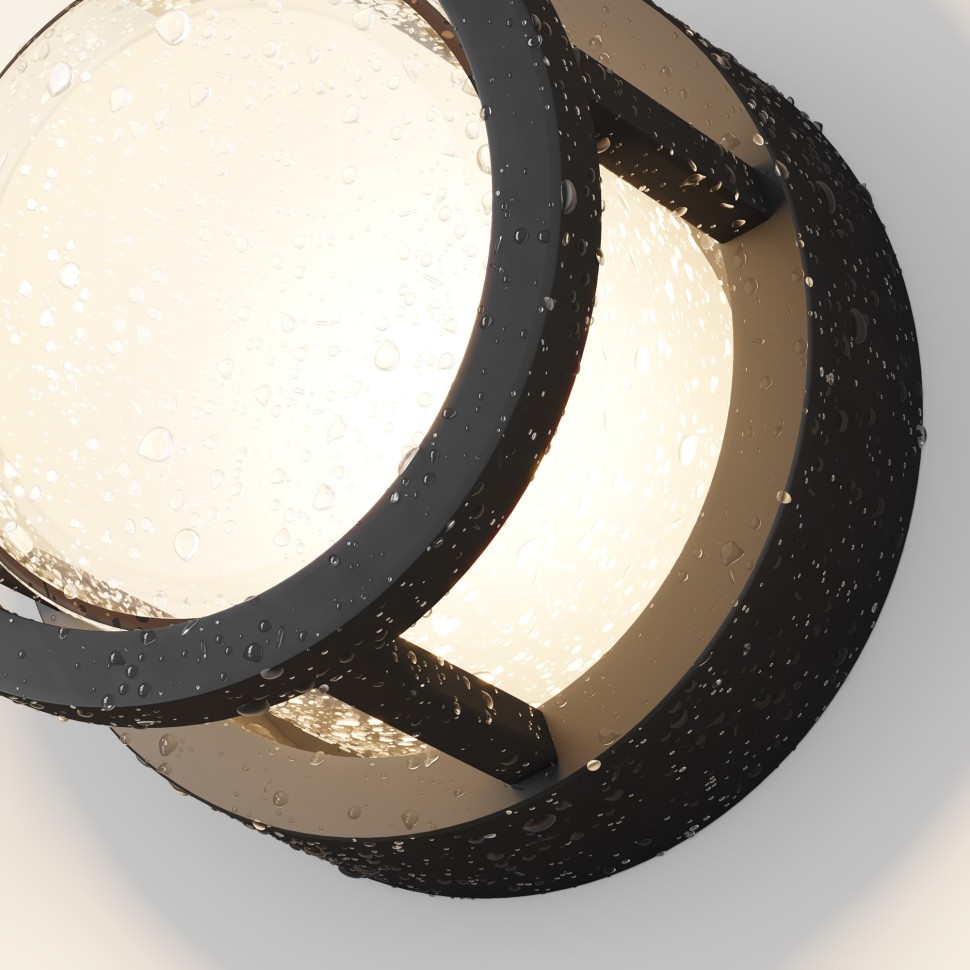 O011WL-L6B MAYTONI уличный настенный светодиодный светильник Wolseley Road, IP54, 6W, 3000K, черный