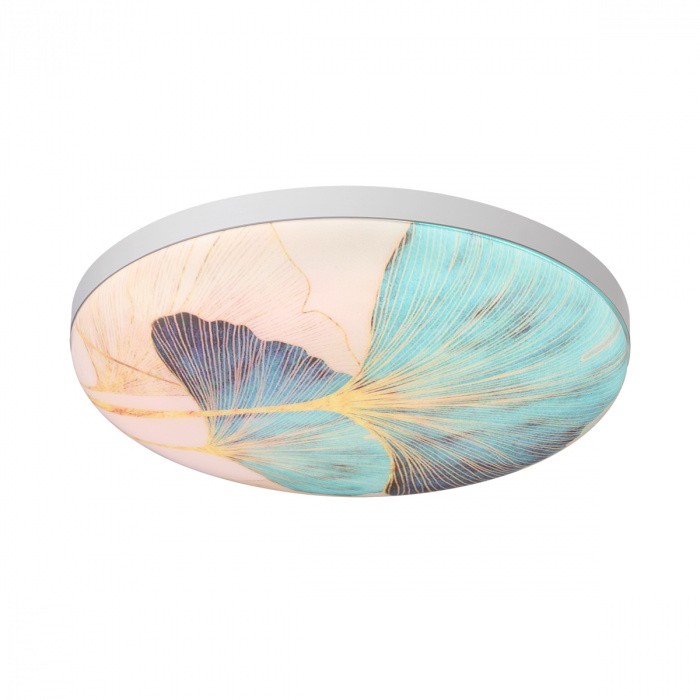 7747/DL SONEX COLOR Цветной настенно-потолочный светодиодный светильник FLOREN 48W, IP43, с пультом 3000-6000K, 4370Lm, 38см диаметр