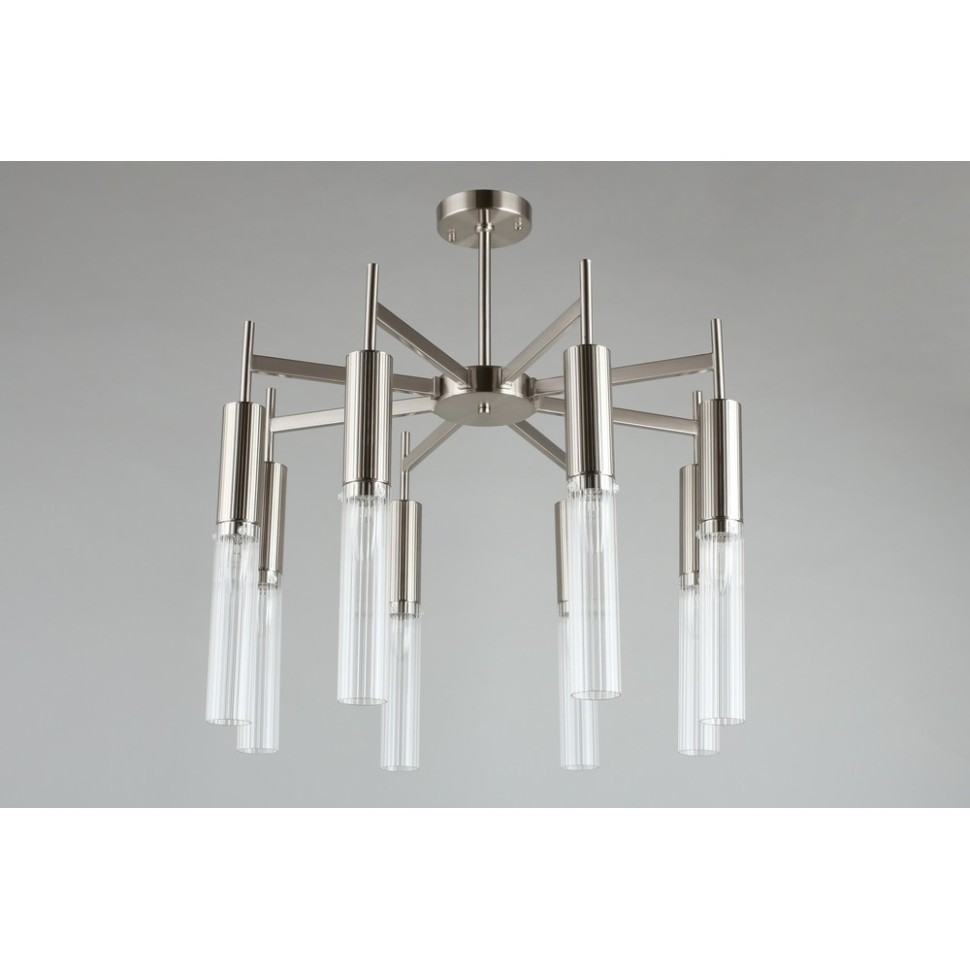 APL.327.27.08 APLOYT Потолочная люстра Kasia, никель, E14*8*40W, диаметр 63см