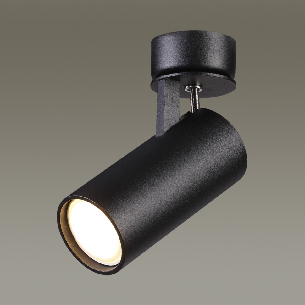 3872/1C ODEON LIGHT Настенно - потолочный черный спот KIKO 50W 1*GU10