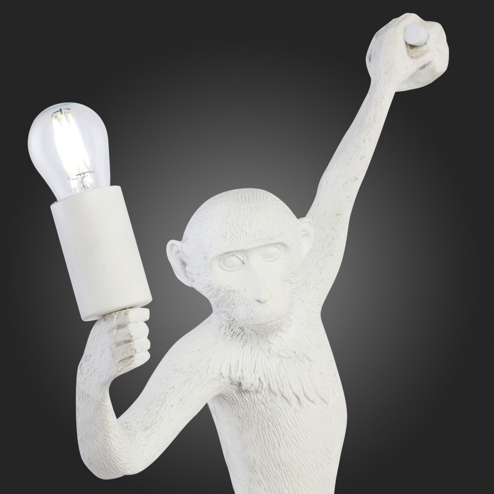 SLE115111-01 EVOLUCE белый настенный светильник Tenato, обезьяна