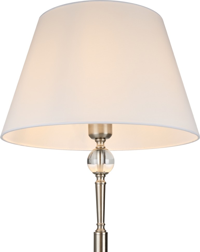 FR2190FL-01N FREYA Rosemary Торшер, никель, белый