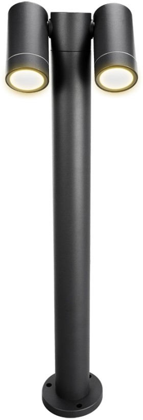 A3302PA-2BK ARTE LAMP Mistero черный наземный уличный светильник IP65, GU10*2*35W