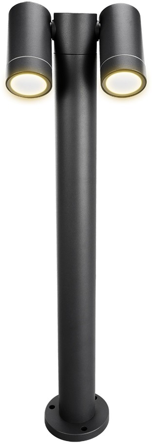 A3302PA-2BK ARTE LAMP Mistero черный наземный уличный светильник IP65, GU10*2*35W