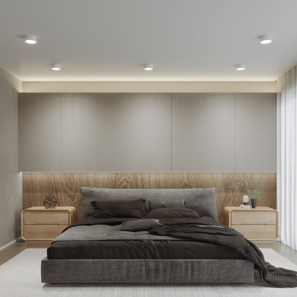 359596 NOVOTECH OVER белый накладной светодиодный светильник ORBIS с переключателем цветовой температуры, 18W, 3000-4000-6000К, диаметр 14см