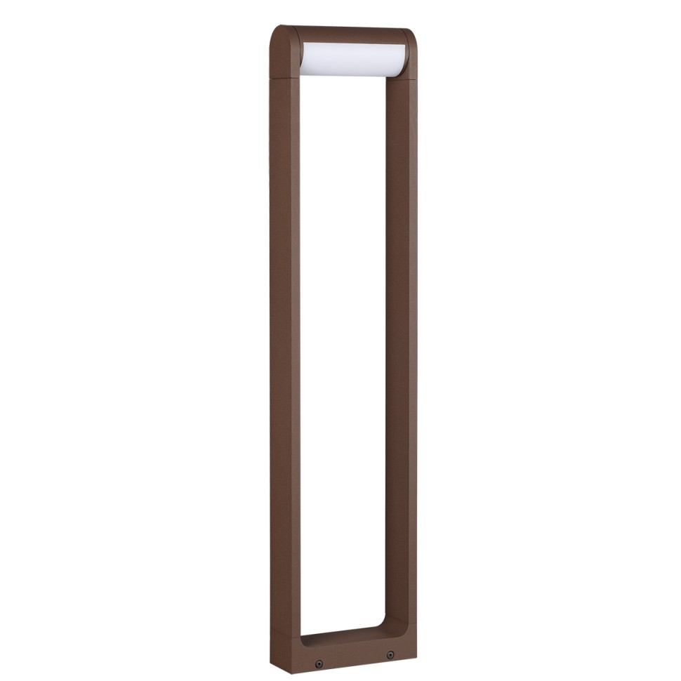 7118/12GLA ODEON LIGHT NATURE Ландшафтный светодиодный светильник TWINSET, коричневый/металл IP65, 12W, 900Лм, 3000K, угол рассеивания 120°, 80см, подвижный плафон