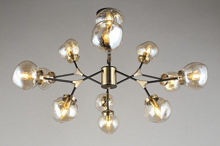 OML-95107-12 OMNILUX Crotone потолочный светильник на штанге, 12 плафонов